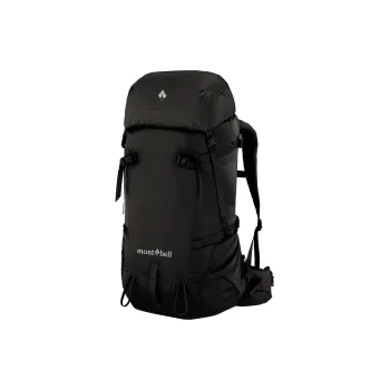MONTBELL Nylon Outdoor Mountaineering Bag Backpack Regular Unisex Black