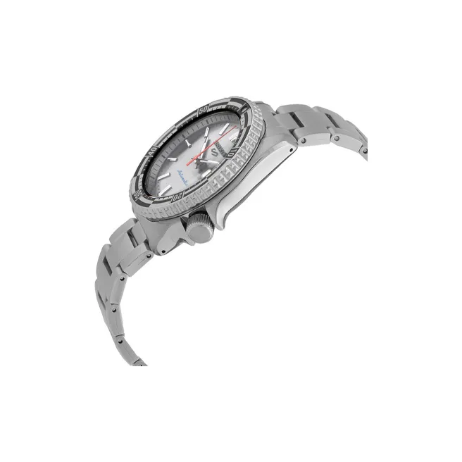 SEIKO Automatic Mechanical Movement Stainless Steel Strap Watch Men's Watch Silver Dial SRPK09K1-1