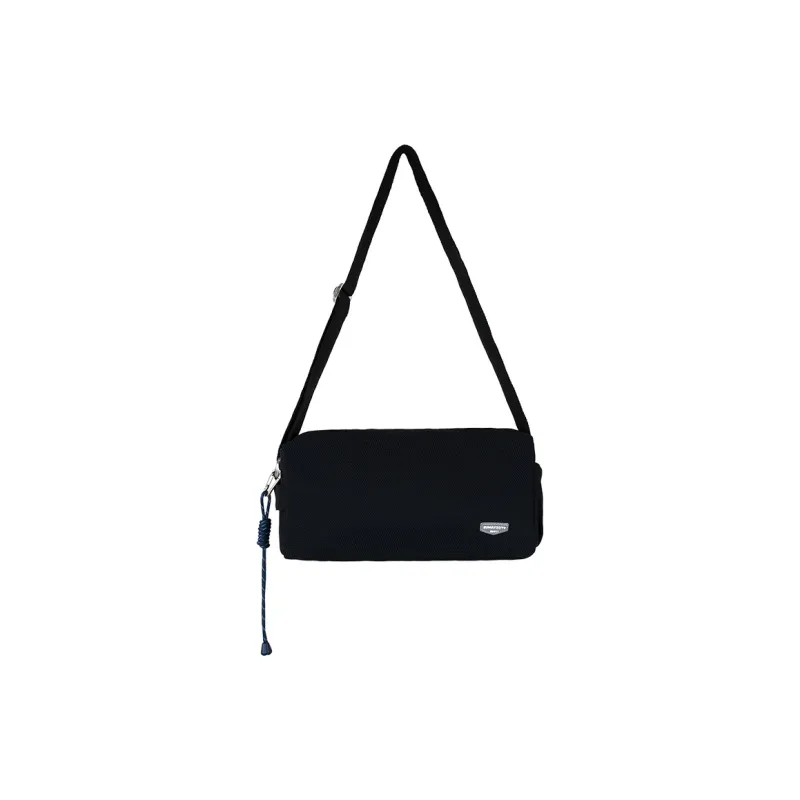 SUMAYZOY Polyester Shoulder Bag Crossbody Bag Regular Unisex Melon Green/Papaya Red/Wandering Black-6