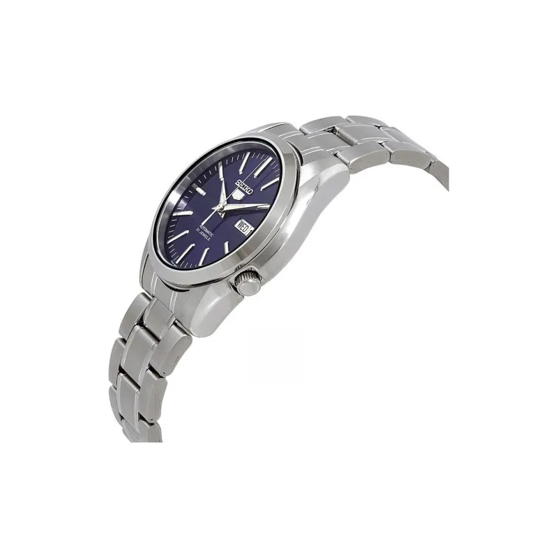 SEIKO Series 5 Automatic Mechanical Movement Stainless Steel Strap Watch Men's Watches Blue Dial SNKL43K1-1