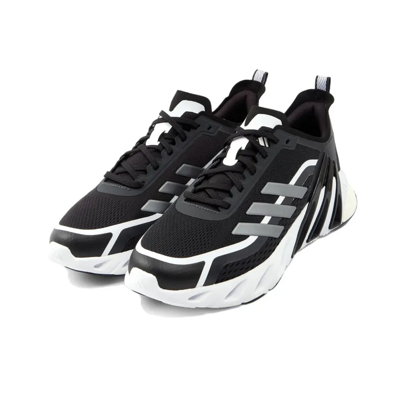 Adidas ALL DAY BOOM Running Shoes Unisex Low Top Black White-2