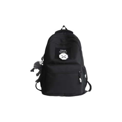 ALNI BITTON Nylon Laptop Backpack Regular Men's Black/Dark Gray