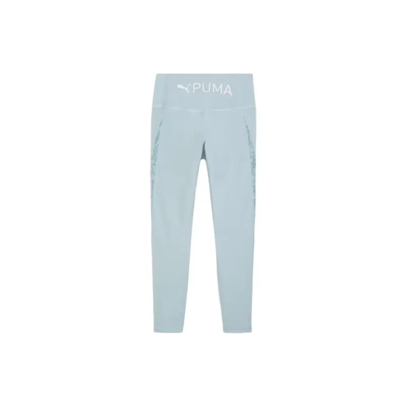 PUMA Puma Fit Eversculpt High Waist 7/8 Tights Leggings Women's Light Blue-1