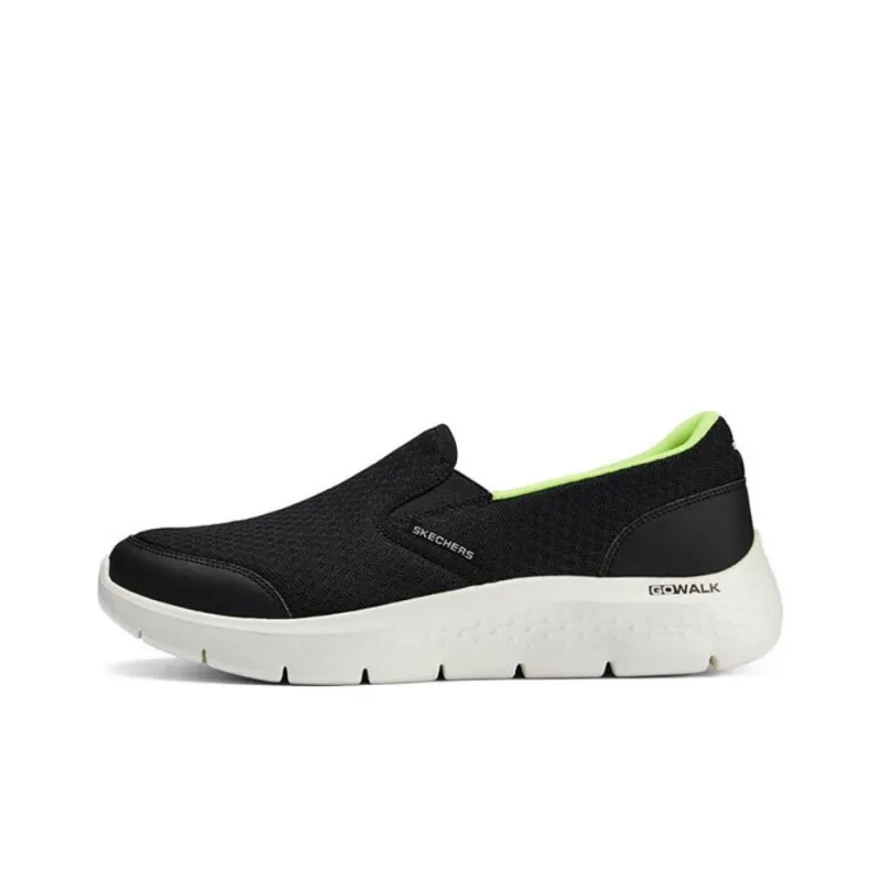Skechers Slip Resistant, Breathable, Lightweight Cushioning Low Top Casual Shoes Men's Black-0