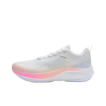 XTEP Light Wing 2.0 Slip Resistant Low Top Running Shoes Women's White Pink