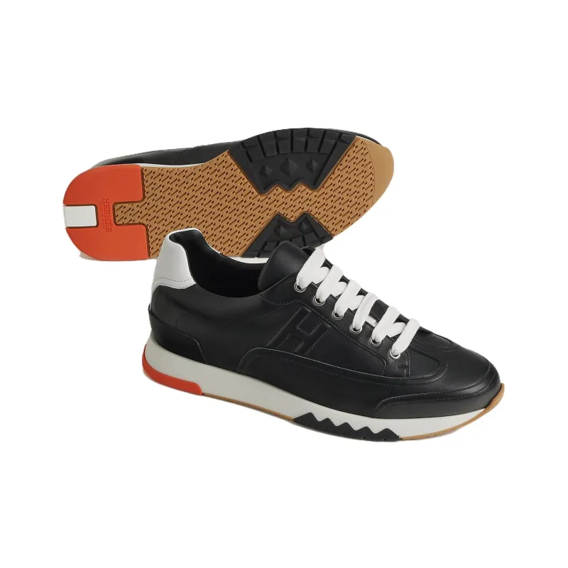HERMES Trail Low Top Casual Shoes Men's Black-3
