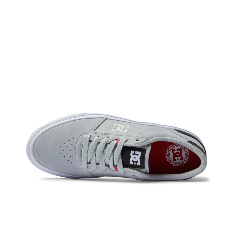 DC Shoes Skateboard Shoes Unisex Low-Top White/Gray-3