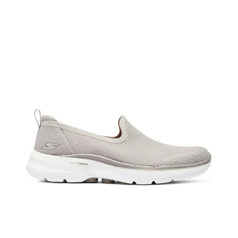 Skechers Cushioning Anti Slip Wear Resistant Breathability Low Top Running Shoes Women's Gray-1