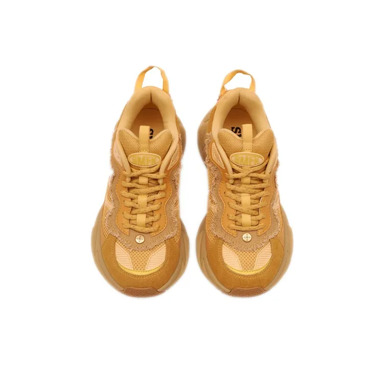 SMFK Compass Low-Top Running Shoes Women's Burger Color-2