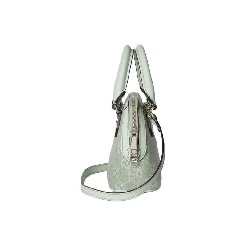 GUCCI Ophidia Denim With Leather Shoulder Bag Crossbody Bag Handbag Mini Women's Light Green-2