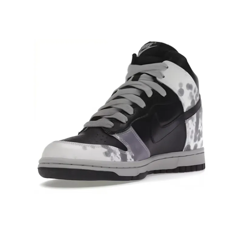 Nike Dunk High Splatter Black White Purple Women's-2