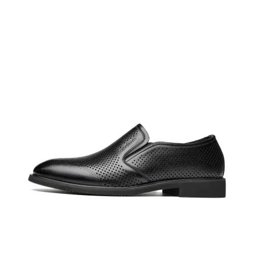 PLO CART Dress Shoes Men Low-Top Black