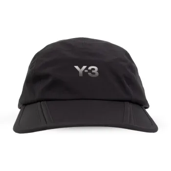 Y 3 Recycled Polyester Baseball Caps Unisex Black
