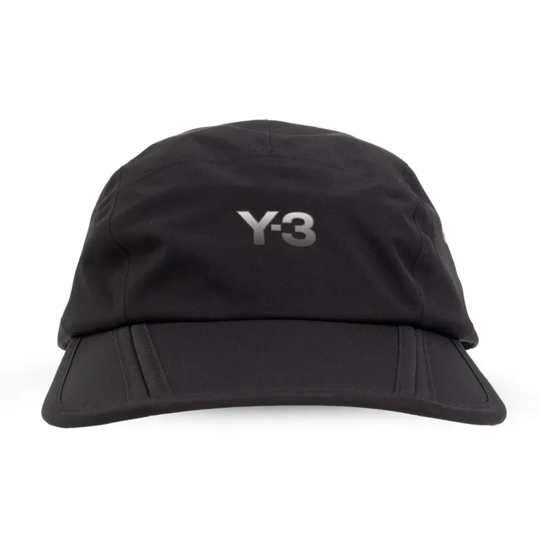 Y 3 Recycled Polyester Baseball Caps Unisex Black-0