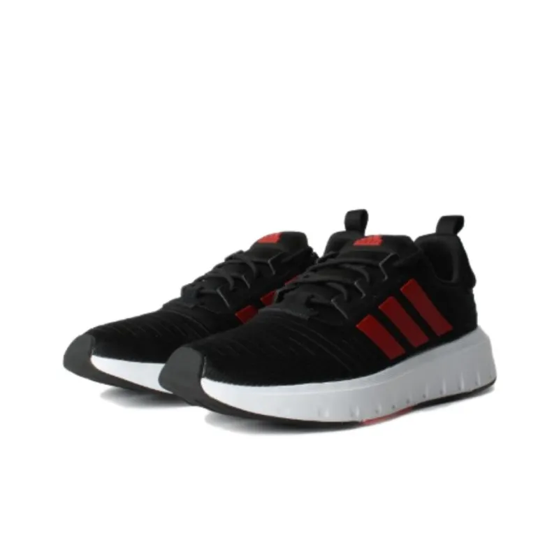 Adidas Swift Run Core Black Better Scarlet Cloud White-2