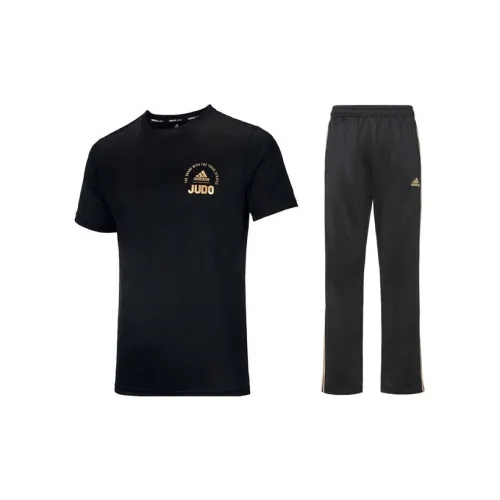 Adidas Casual Sportswear Men Black/Gold