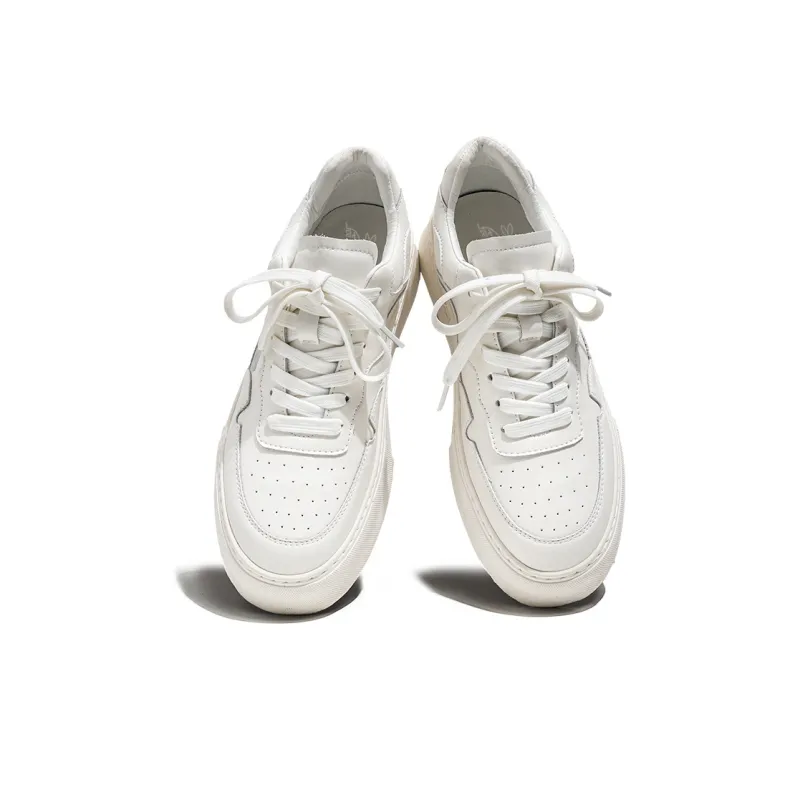 Kangaroo Head Low Top Skateboard Shoes Unisex White-3