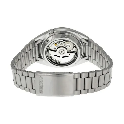 SEIKO Automatic Mechanical Movement Stainless Steel Strap Watch Men's Watches White Dial SNXG47-1