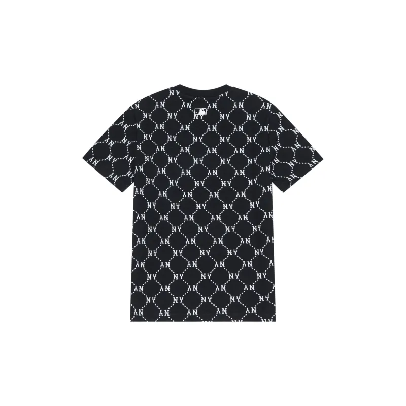 MLB MONOGRAM Collection New York Yankees T-Shirt Unisex Black-1