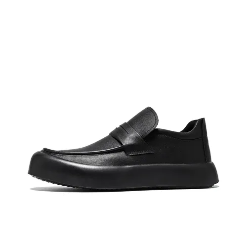 DOUBLE STAR 88 Dress Shoes Men Low-Top Black