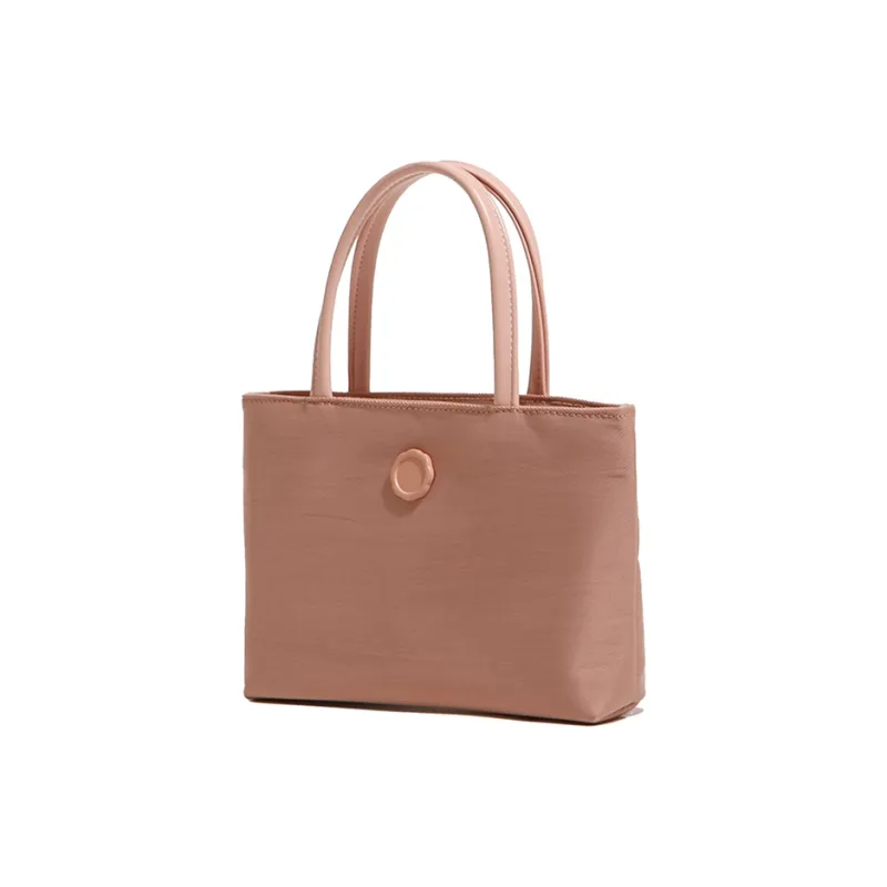PESASRIE Canvas Canvas Bag Handbags Women's Black/Ecru/Pink-17