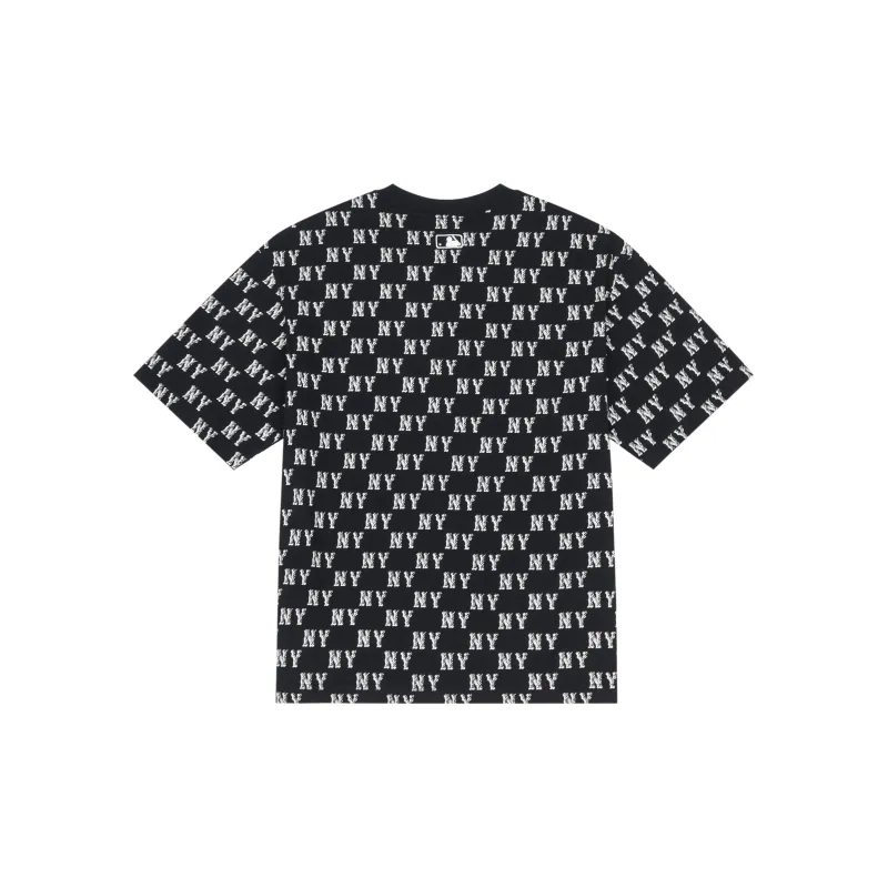 MLB MONOGRAM Collection New York Yankees T-Shirt Unisex Black-1