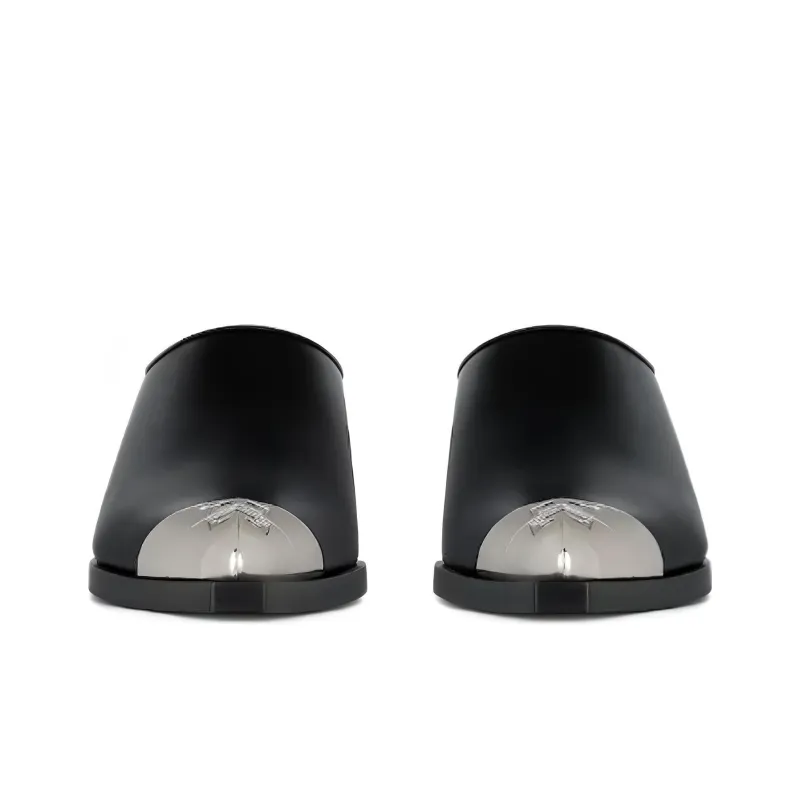 Givenchy Rubber Sole Slip Resistant Closed Toe Slippers Women's Black-2