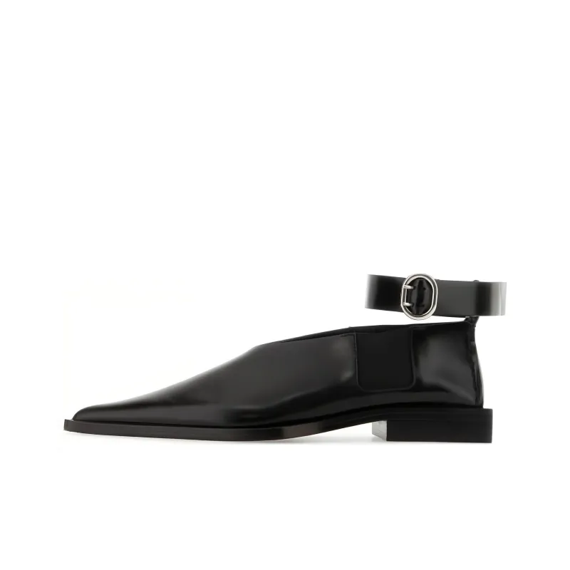 JIL SANDER Pointed-toe Leather Shoes-0