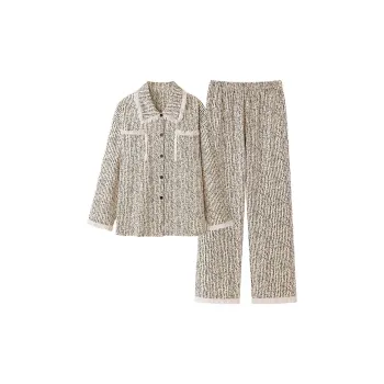 Sleep Student Dorm Home Pajama Set Women's Spring And Fall