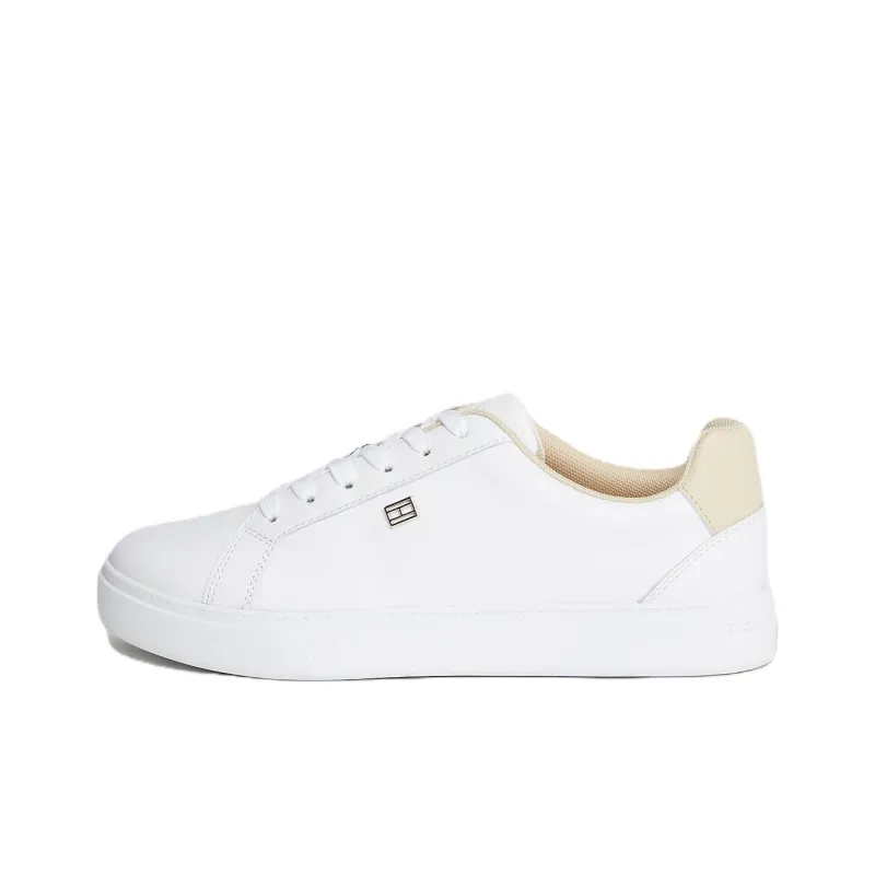 Tommy Hilfiger Low Top Skateboard Shoes Women's White-0