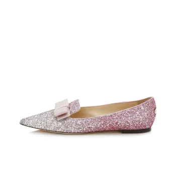 Jimmy Choo Gala Women's Casual Shoes Women's Silver Pink Gradient