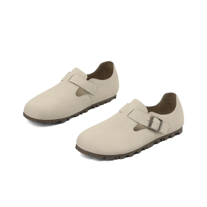 JOSINY Casual Single Shoes 1.5cm Women's Ecru/Apricot-2