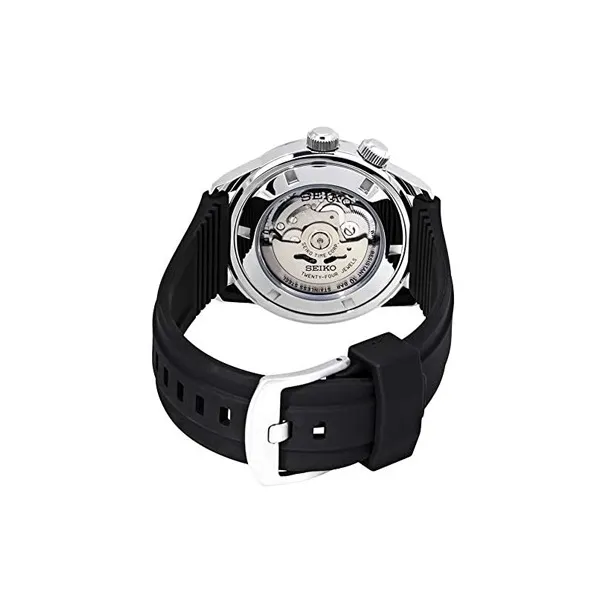 SEIKO Automatic Mechanical Movement Stainless Steel Watchband Watch Men's Watch Black Dial-2
