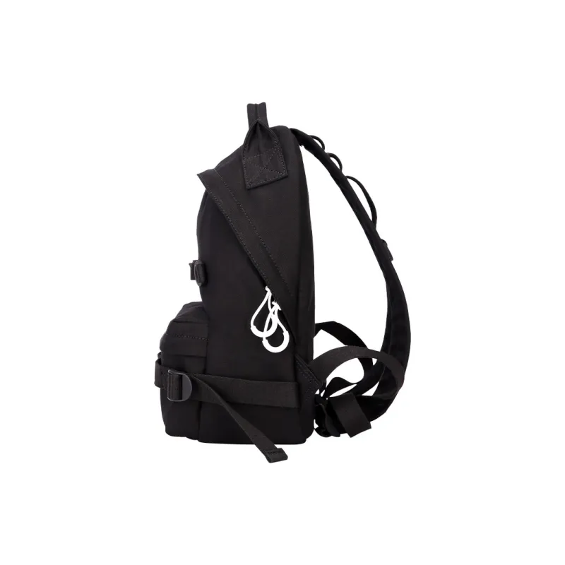 JONBAG Canvas Backpack Handbag Tubas Unisex Black-3