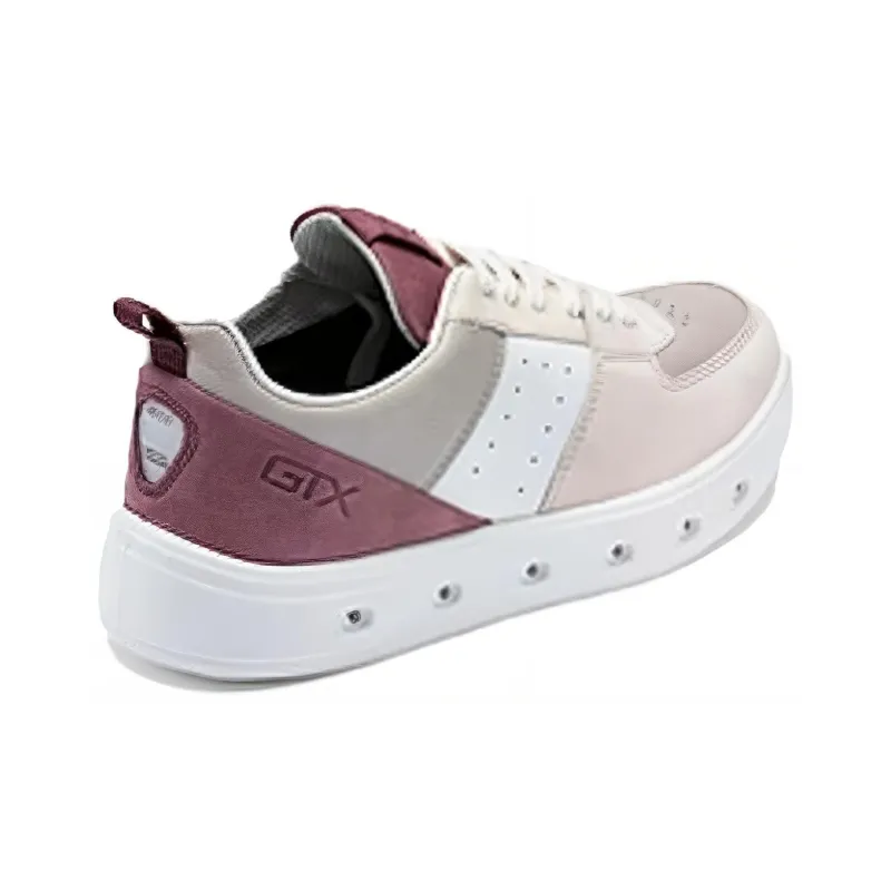 Ecco Low Top Skateboard Shoes Women's Lime Gray-2