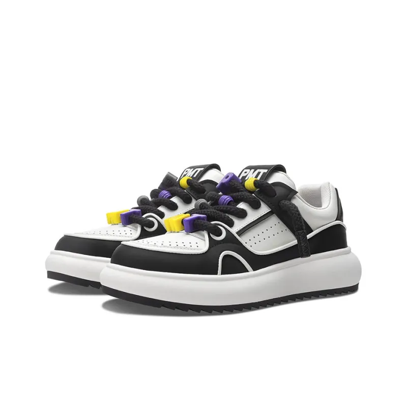 PMT Wear-Resistant Lightweight Height Increasing Low-Top Skateboard Shoes Unisex-13