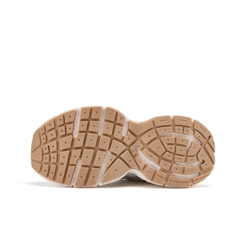 Pnj Slip Resistant Breathable Low Top Chunky Sneakers Unisex Beige Coffee-4