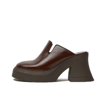 MIISTA Wrap-toe Slippers Women's Brown