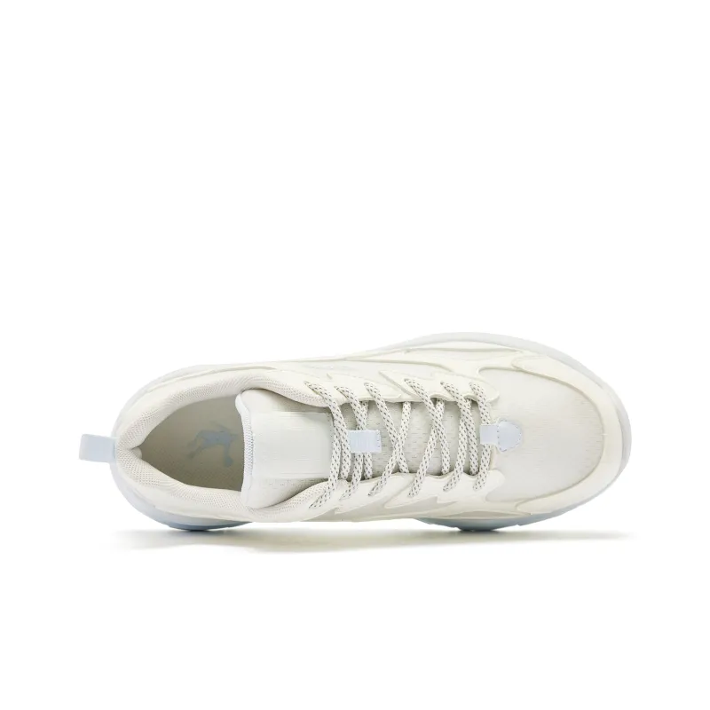 QIAODAN Breathable Lightweight Rebound Low Top Casual Shoes Women's Beige-3