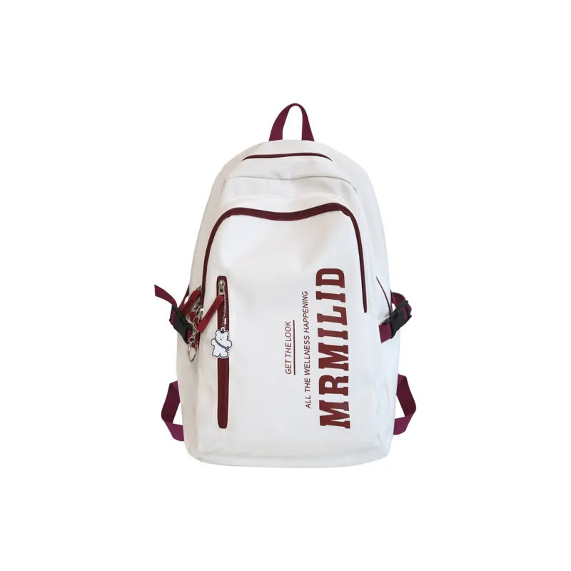 TAKI Large Capacity Preppy Style Backpack Lightweight Fashion Casual Students Backpack Nylon Regular Unisex Multicolor-3
