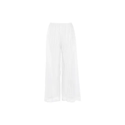 Eres Lace-trim Cotton Trousers