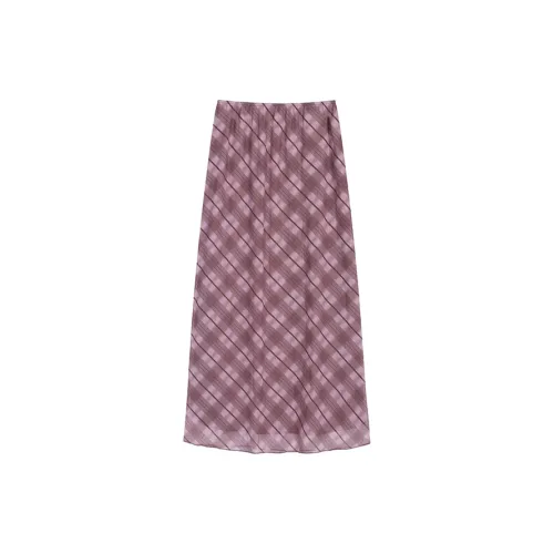 SKYA Casual Long Skirts Women's Pink