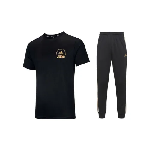 Adidas Casual Sportswear Men Black/Gold