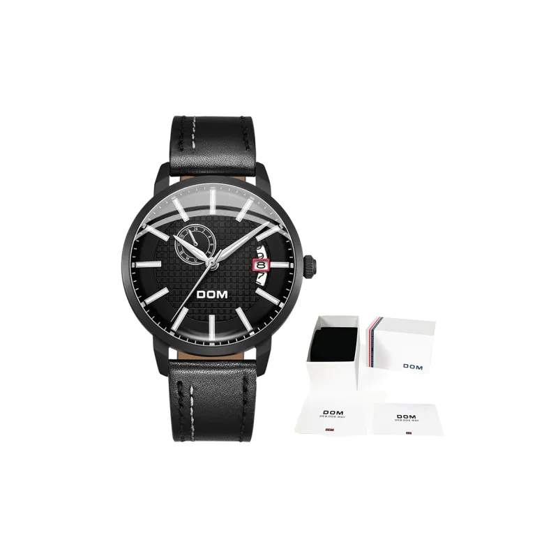DOM Mechanical Movement Watch Men's Watches Black Dial-1