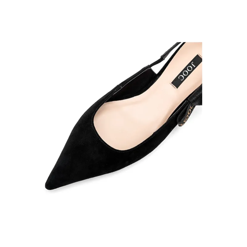 JOOC Casual Single Shoes 1.5CM Women's Black-4