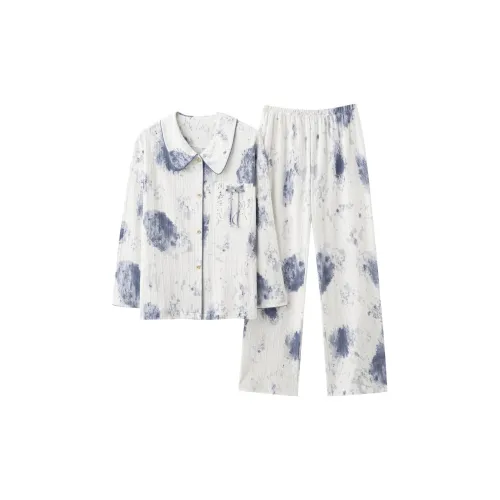 William Pajama Set Women's White