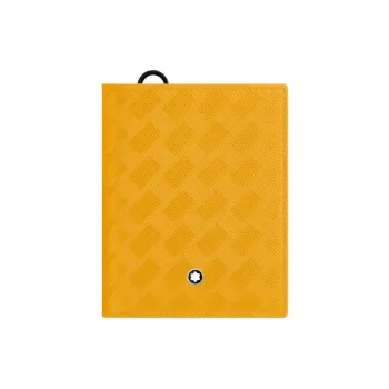 MONTBLANC Leather Wallet Men's Warm Ginger Yellow