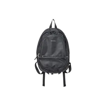 BOSTANTEN Nylon Fabric Backpack Medium Size Unisex Black