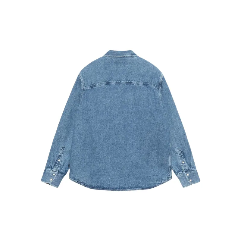Stussy Boxy Western Denim Shirt-1