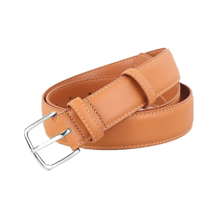 AAJF Cow Leather Leather Belts Women's Width 3.5cm-1